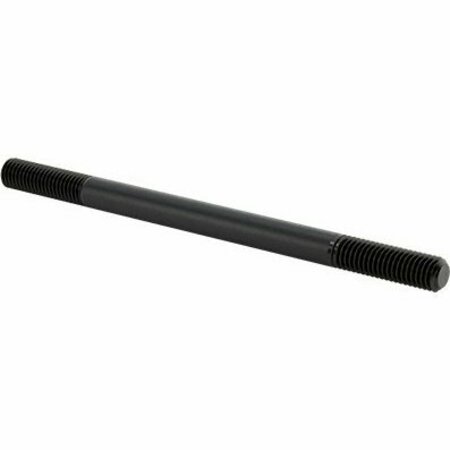 BSC PREFERRED Left-Hand to Right-Hand Male Thread Adapter Black-Oxide Steel 1/2-13 Thread 8 Long 94455A441